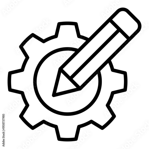 Edit tools Line Icon. Design editing symbol. Creative software and digital artwork Line Icon