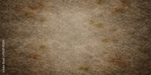 A vintage brown parchment background with an aged grunge texture, featuring a stained and worn antique paper pattern perfect for retro art design