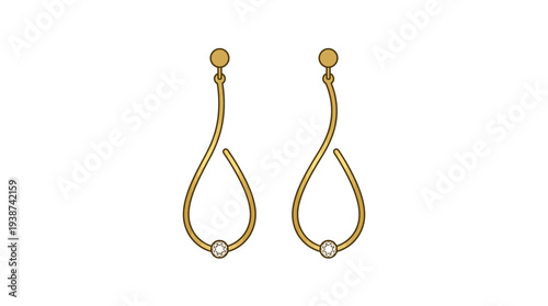 Iconic Luxury Accessory Gold Earrings