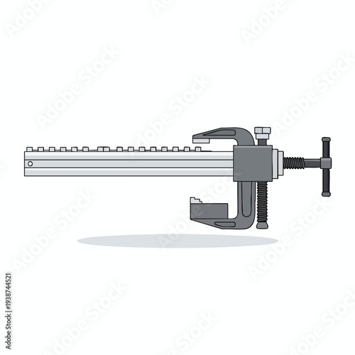 Metalworking Vice Tool Illustration