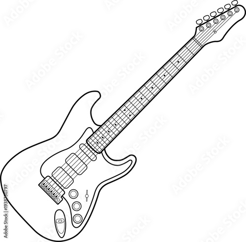 エレキギターのアイコン