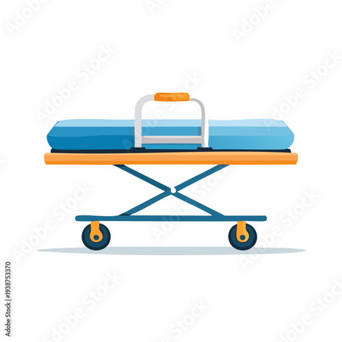 Medical Stretcher for Patient Transport in Healthcare Facilities.