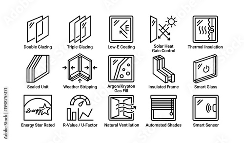 Energy-saving window technologies: glazing, coating, insulation, and smart features