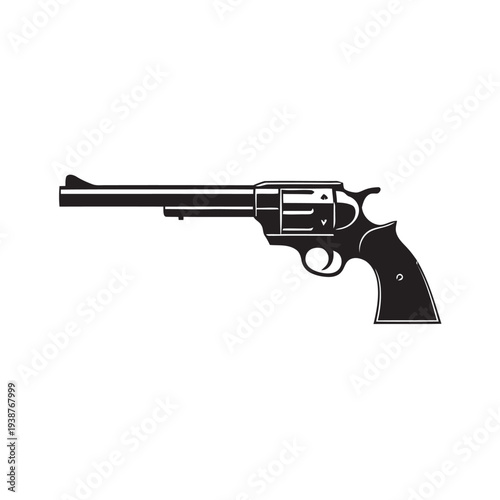 
black gun vector logo