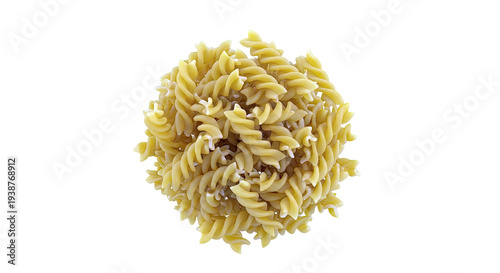 Pile of Fusilli Pasta