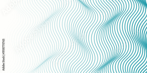 Modern Transparent Vector Gradient Blue Color Halftone Background Staggered Abstract