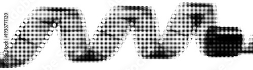 Film Reel Legacy: A strip of film reel curls gracefully, telling silent stories of times gone by, evoking memories, nostalgia, and the enduring art of cinema.