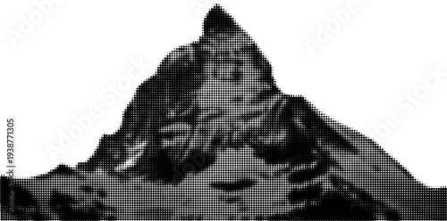 Majestic Mountain: A solitary mountain peak, its rugged slopes and snowy crown against the vast expanse, invites contemplation and wonder. 