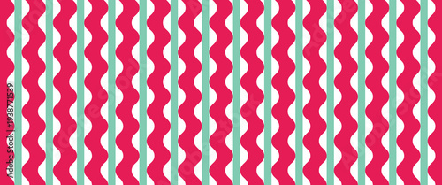 Seamless pattern. Pink-red stripes on white background. Striped diagonal pattern for printing on fabric, paper, wrapping, scrapbooking, websites Background with slanted lines Vector illustration