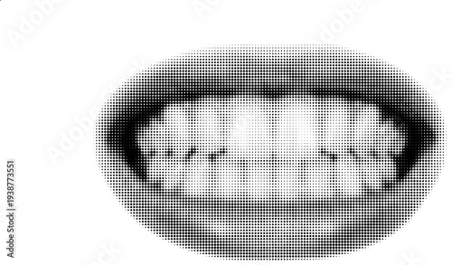 Radiant Smile: An up-close view reveals a bright, healthy smile with pearly white teeth. Emphasizing oral hygiene and showcasing natural beauty.