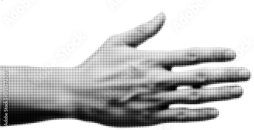 Human Hand in Detail: A striking image of a hand, capturing the intricate details of human anatomy, perfect for various creative applications.