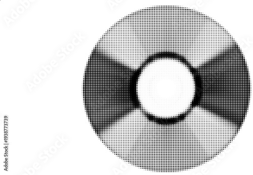 Abstract CD-ROM: A close-up, monochromatic view of a CD-ROM, highlighting its circular shape and concentric patterns, suggesting data storage and technological concepts.