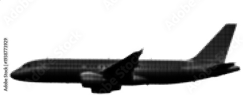 Aeroplane in flight: A sleek aeroplane gracefully soars through the boundless sky, its silhouette hinting at the adventure and journey that awaits.