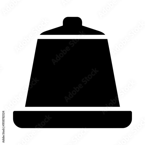 coffee capsule glyph icon