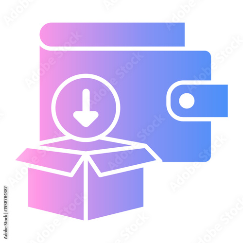 wallet Gradient icon