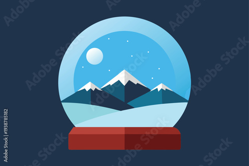 snow globe icon   decorative   (2).eps