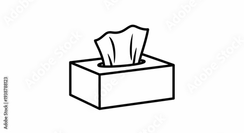 Essential sanitary paper dispenser icon for hygiene and personal comfort in modern minimalist design