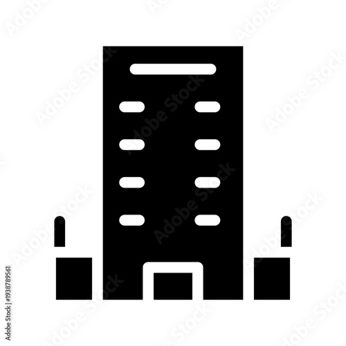 building glyph icon