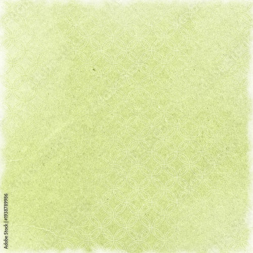 Light green textured background with delicate circular geometric motif. Fresh pastel seamless design perfect for eco branding, stationery and wallpaper.