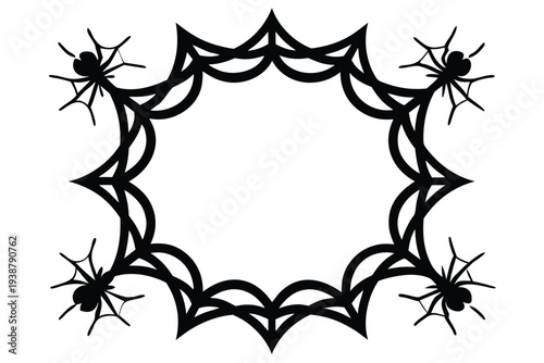 spider web frame vector pack   halloween theme   (1).eps