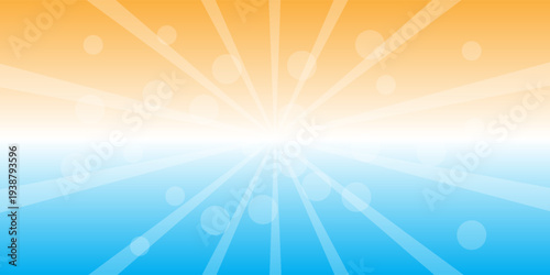 Sunburst. Blue and Yellow.ai