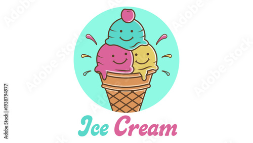 ice cream logo
