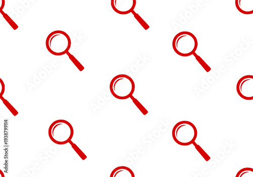 Simple vector icon magnifying glass