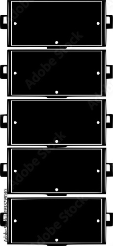 led display panels vector