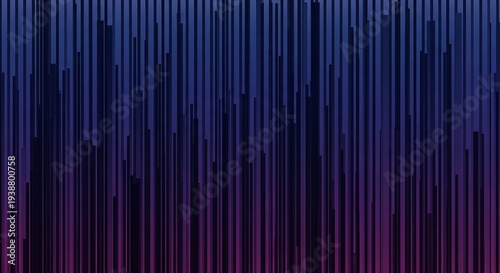A vibrant digital gradient background with purple and blue vertical lines