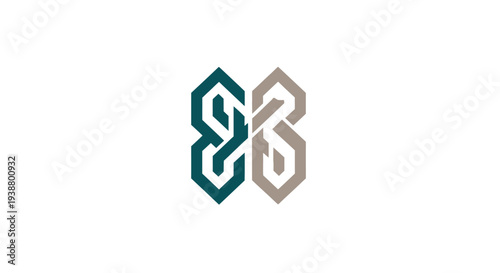 Interlocking Letters S and B Logo Design.