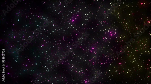 Deep Space Galaxy Universe Background, Blue Purple Cosmic Night Sky Illustration, Astronomy Science Fantasy Scene, Dark Black Starry Space with Bright Light, Nebula and Starfield Cosmos Design, Outer 