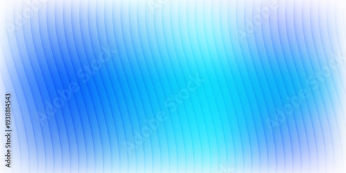 Abstract vertical blue light bar pattern background with glowing cyan center, creating a vibrant digital sound wave or equalizer effect, isolated on
