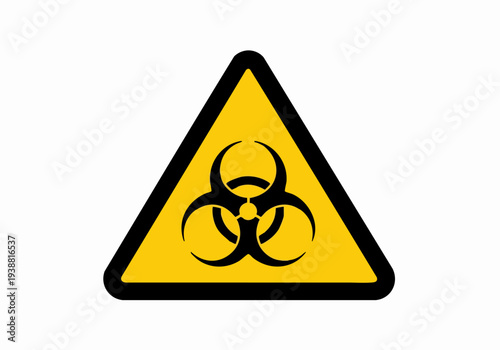 Biohazard Warning Sign Biological Hazard Safety Symbol