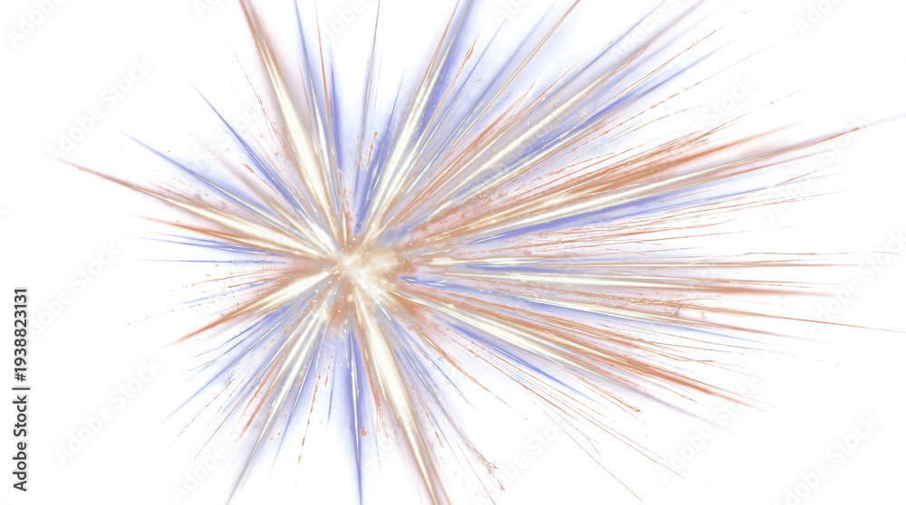 Fototapeta premium Vibrant abstract explosion with dynamic colorful rays