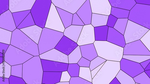 Geometric Lavender Pattern with Mosaic Shapes Abstract Background