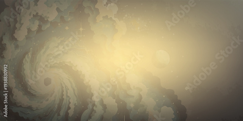 Abstract Light Swirls and Textures.