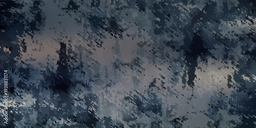 Abstract textured background with dark blue and grey tones.