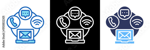 Communication Tools triplestyle icon