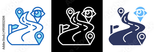 Vision Roadmap triplestyle icon