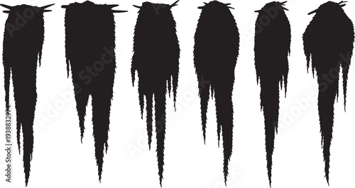 Hanging Moss Elements for Swamp Forest Landscapes