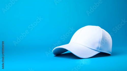blue baseball cap