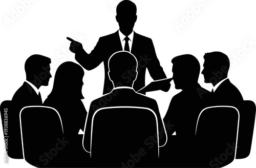 Keynote speaker addressing a seated audience at a seminar