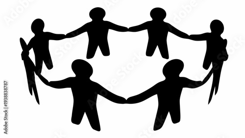 People Holding Hands in a Circle