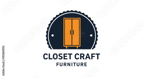Logo with closet and furniture design.