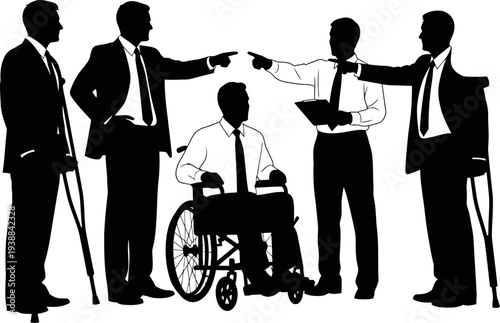 Workplace discrimination and social exclusion of disabled employees