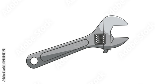 Adjustable Wrench Tool for Various Tasks.