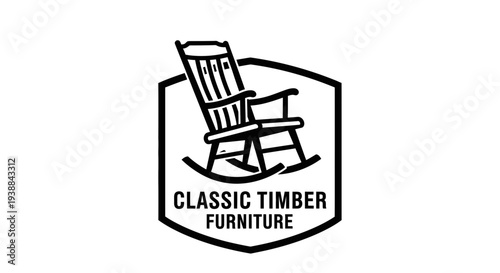 Classic Timber Furniture Rocking Chair Logo 1.