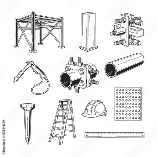 Industrial Construction Elements and Structural Engineering Tools