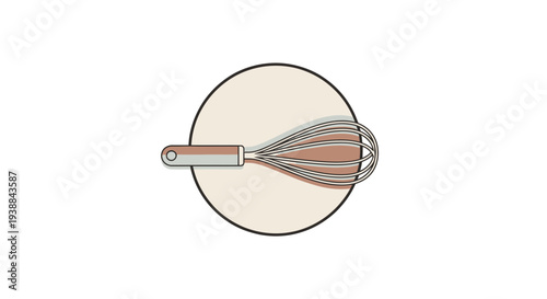 Illustration of a Whisk in a Bowl.