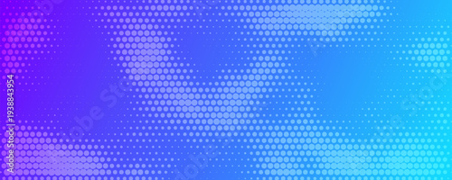 Halftone background with dots. Blue pop art pattern in comic style. Colorful dot texture. Vector gritty backdrop